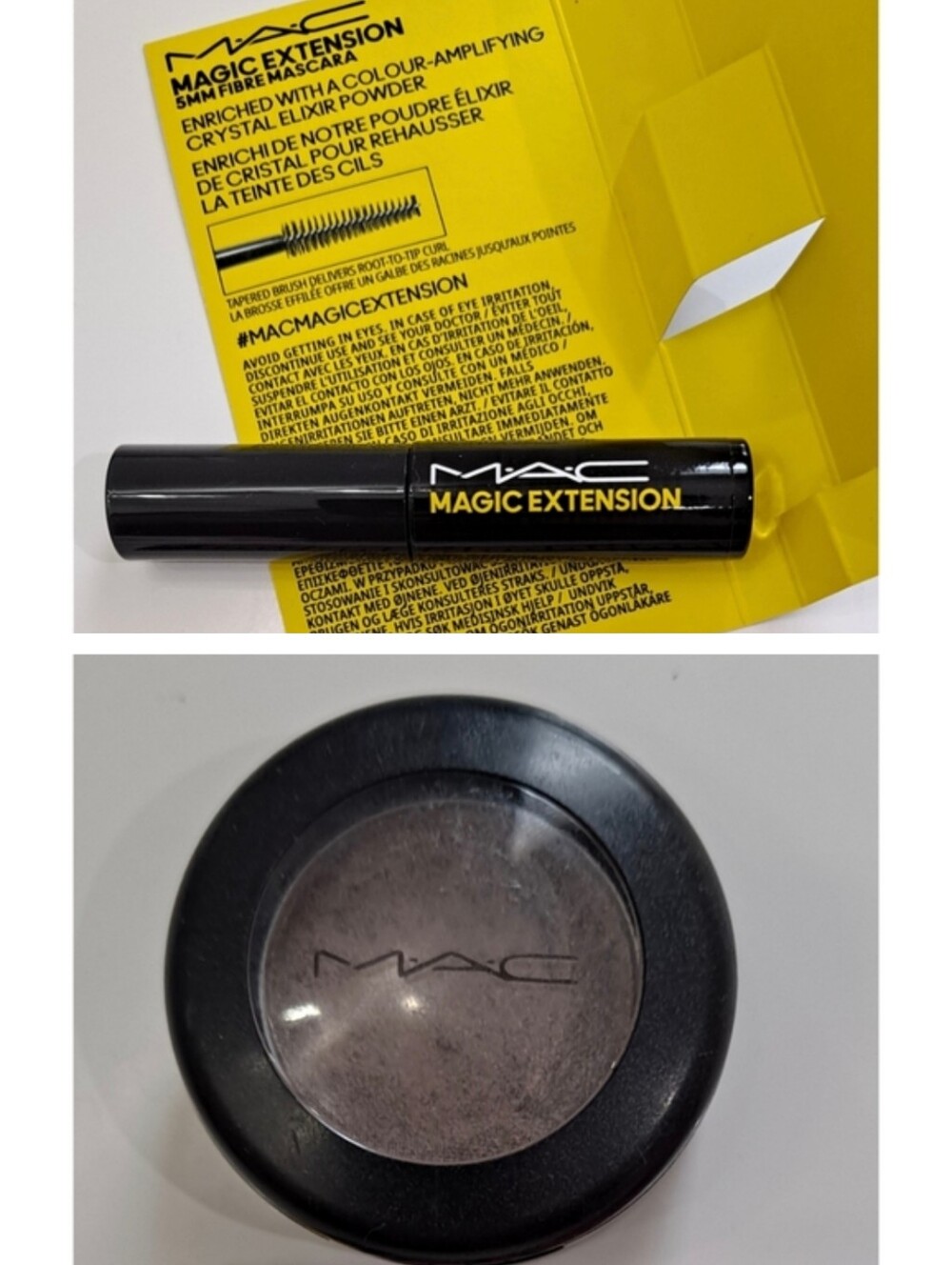 MAC make up bundle, eyeshadow, mascara